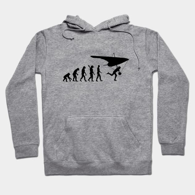 Evolution of the flying man (v2) Hoodie by LAZYJStudios